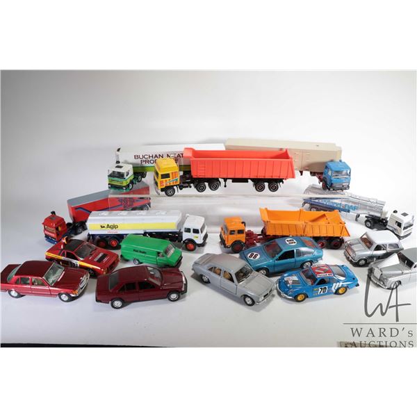 Tray lot of vintage die-cast including Siku, Durago, Old-Cars, Gama, Tekno, Forma Toys etc.