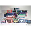 Image 1 : Fifteen die-cast boxed vehicles including cars, postal van, trucks, bus, Bobcat etc. various scales 