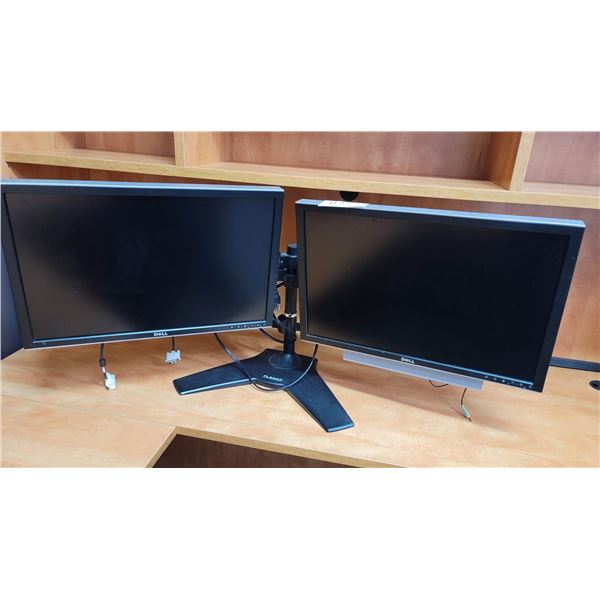 Dell dual monitor system. Note: Items located at Associated ...