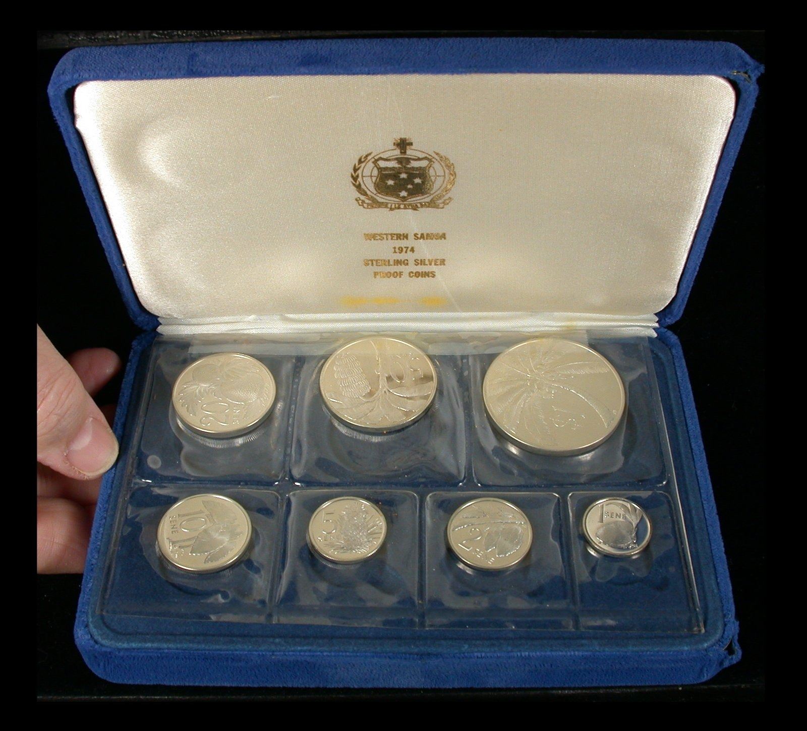 Western Samoa Silver Proof Set 1974