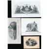 Image 2 : Lot of assorted Vignettes from Unknown American Banknote Printer