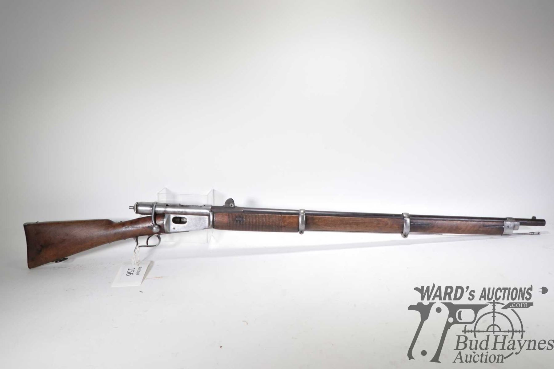 Antique rifle Vetterli .41 rimfire bolt action, w/ bbl length 33 ...