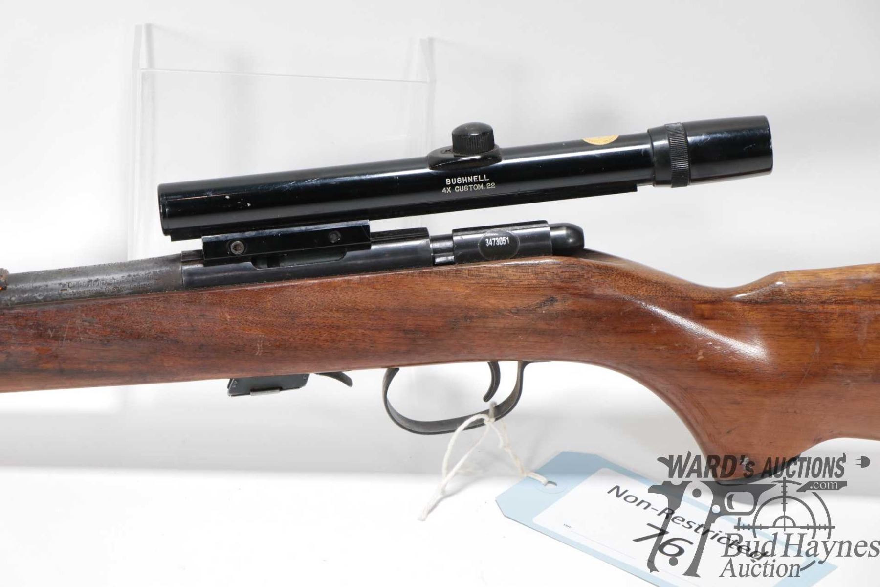 Model 171 Non-Restricted rifle CIL model 171, .22 LR bolt action, w/ bbl length ...