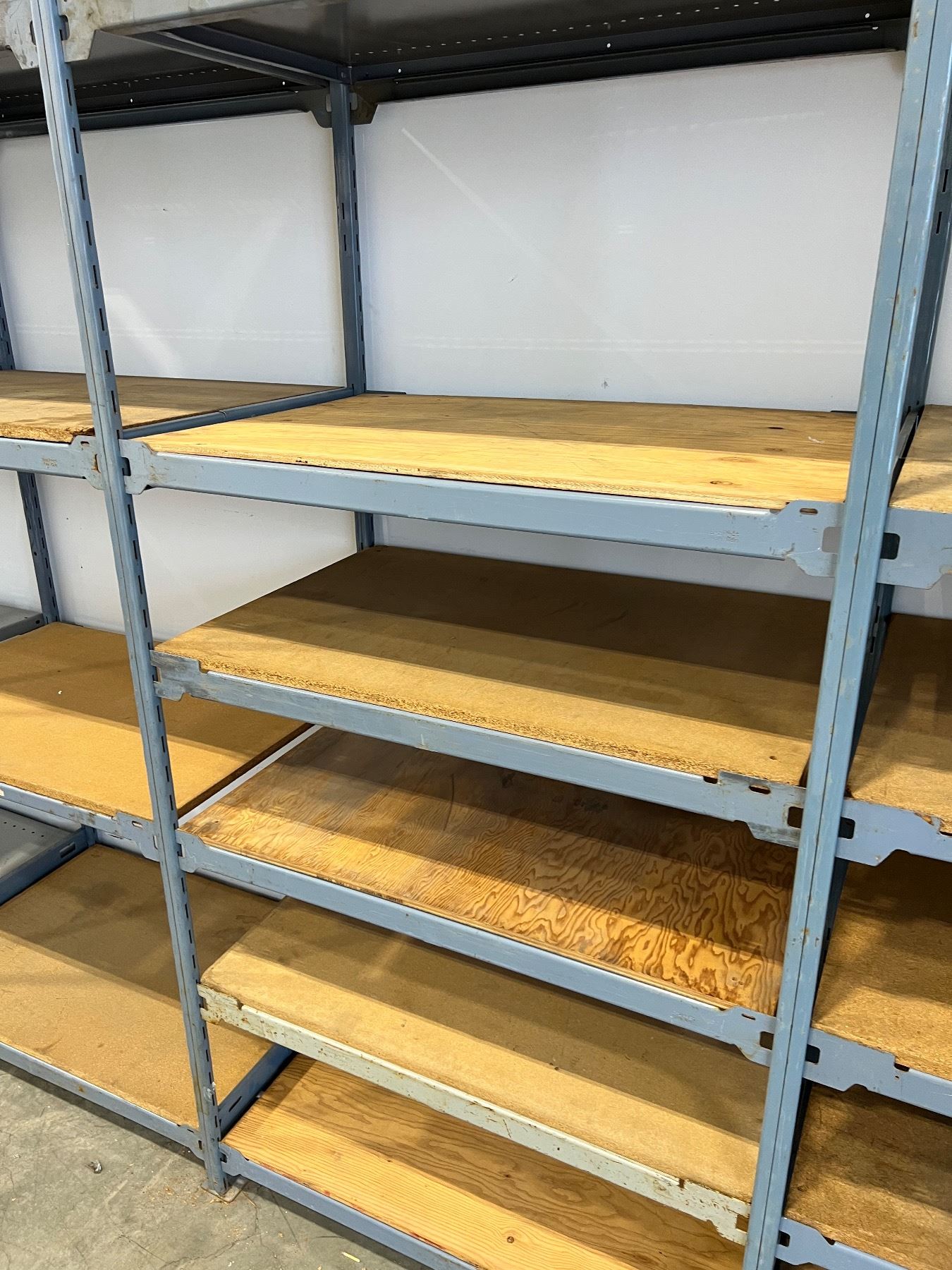 7 BAYS EZ-RECT SHELVING W/ 36 INCH WIDE SHELVES, 24 INCHES DEEP, 4 7FT ...
