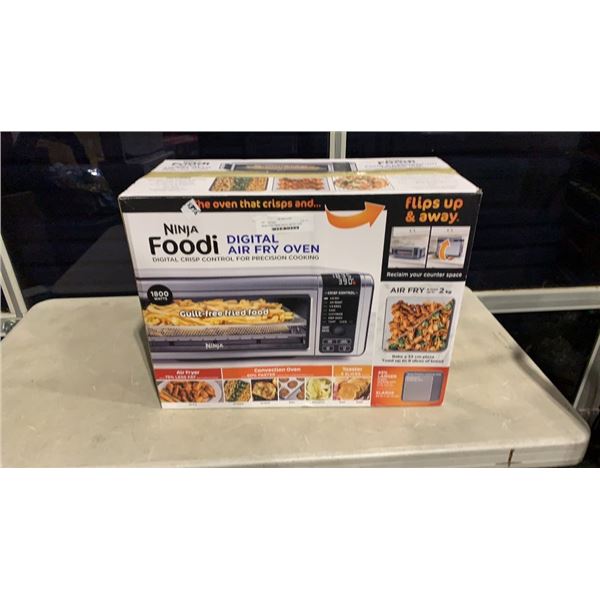 NINJA FOODI 1800W DIGITAL AIR FRY OVEN TESTED AND WORKING - RETAIL $239