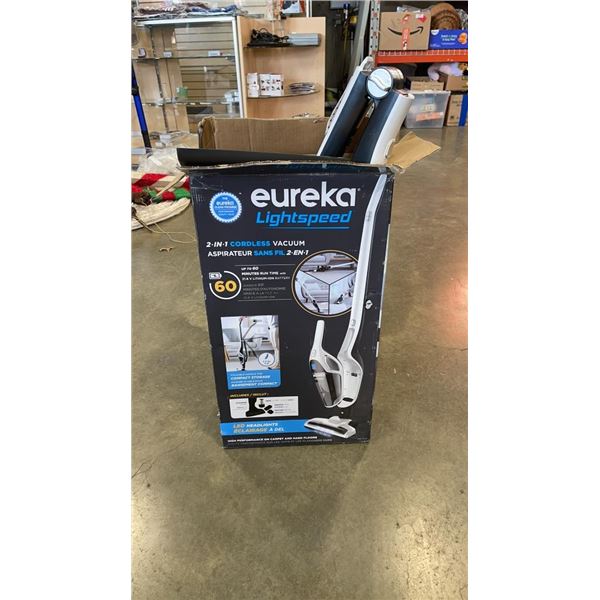 EUREKA 2 IN 1 CORDLESS VACUUM TESTED AND WORKING RETAIL $222