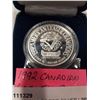 Image 2 : 1992 CANADIAN 1 OZ FINE SILVER LIMITED EDITION #7655 BLUE JAYS CHAMPS .999 SILVER