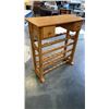 Image 2 : PINE 2 DRAWER WINE RACK