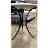 Image 2 : GRANITE BISTRO TABLE WITH CAST IRON BASE