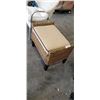 Image 2 : WICKER BENCH AND WICKER AND METAL CHAIR