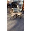 Image 2 : GLASS TOP DINING TABLE WITH 4 CHAIRS