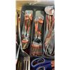 Image 8 : PRESIDENTS CHOICE STONEWARE DISH SET, CUTLERY AND CAR MINI FRIDGE