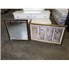 Image 1 : ART DECO CALENDAR PRINT AND FRAMED MIRROR