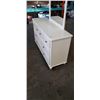 Image 2 : WHITE 6 DRAWER DRESSER WITH MIRROR
