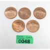 Image 1 : 5 x 1 Oz .999 Fine Copper Donald Trump/White House Rounds