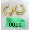 Image 1 : Pair of 14 KT Yellow Gold Hoop Earrings