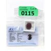 Image 1 : 17.55 CT Oval Cut Red Ruby Gemstone with Certificate 
