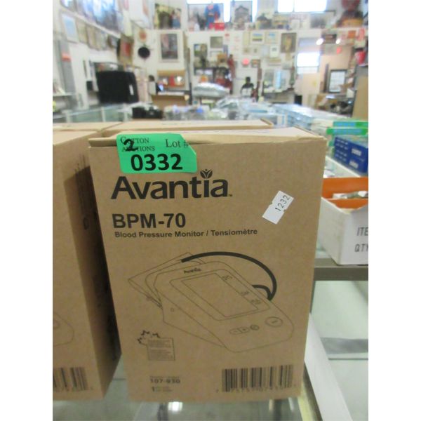 2 Avantia BPM-70 Blood Pressure Monitors