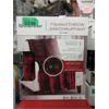 Image 1 : Brookstone Heated Throw - Burgundy Plaid
