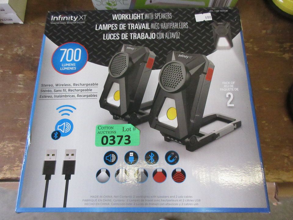 Infinity Work Light Infinity X1 Rechargeable Work Light with Speakers