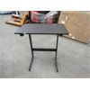 Image 1 : 2 New Brown Wood Side Tables / TV Trays