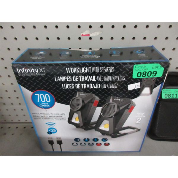 Infinity X1 Work Light with Speakers