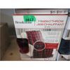 Image 1 : Brookstone Heated Throw - Red Plaid