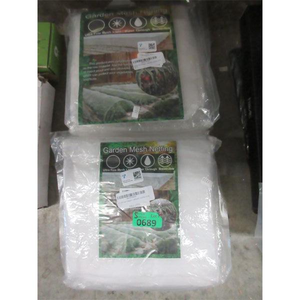 5 Packages of  8 ft x 25 ft Garden Mesh Netting