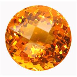 26.75ct Full Fire Round Golden Yellow Citrine (GEM-13013)