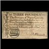 Image 1 : 1771 North Carolina 3 Pound Colonial Note AU/XF (COI-4340)