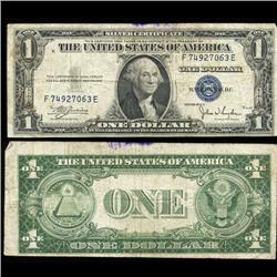 1935B $1 Silver Certificate Nice Condition SCARCE (COI-4682)