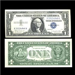 1957B $1 Silver Certificate Crisp Uncirculated SCARCE (COI-4697)