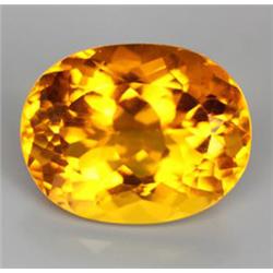 22.1ct Fabulous Oval Golden Yellow Citrine Rare (GEM-16310)