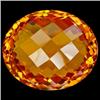 Image 1 : 34.00ct Valuable Oval Checkerboard Madeira Citrine (GEM-16454)