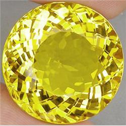 31.15ct Surprising Round Yellow Citrine (GEM-16501)