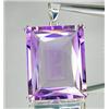 128.20ct  Sterling Emerald Pendant Purple Amethyst Flawless Appraisal Est. $1395 (JEW-1363)