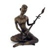 Image 1 : Bronze Thai Musician Playing Mandolin (ANT-859)