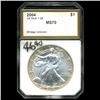 Image 2 : 2004 US Silver Eagle Coin Graded MS70  (COI-4640)