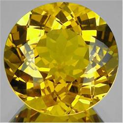 35.70ct Classic Round Golden Yellow Citrine (GEM-16446)