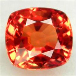 2ct Amazing  Cushion Natural Padparadscha Sapphire AAA VVS (GEM-16463)