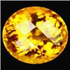 Image 1 : 27.6ct Wonderful Oval Checked Golden Yellow Citrine   (GEM-16723)