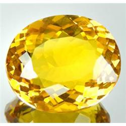 13.15ct Nice Oval Golden Yellow Citrine (GEM-16494)