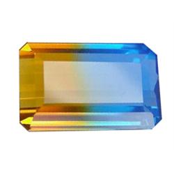 19.25ct Emerald Cut Golden & Blue Citrine First Class (GEM-16705)