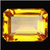 22.3ct Phenomenal Emerald Cut Golden Yellow Citrine  (GEM-16734)
