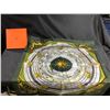 Image 1 : HERMES SILK SCARF WITH BOX "CARRE 90 DIES ET HORE" ASTROLOGY SUN