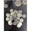 Image 2 : ASSORTED COINS: CANADIAN DIMES, QUARTERS, AND NICKELS AND USA COINS HALF DOLLAR AND DOLLAR