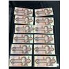 Image 1 : 12 SEQUENTIAL CANADIAN $2 BILLS *BUY05977[21-32]*