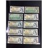 Image 1 : 10X CANADIAN $1 ILLS
