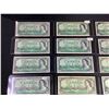 Image 2 : 16 CANADIAN $1 BILLS; 11 1954 AND 5 1967