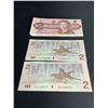 Image 3 : 52 1986 CANADIAN $2 BILLS, SERIAL NUMBERS IN SEQUENTIAL ORDER FROM EGJ1664700-EGJ1664751